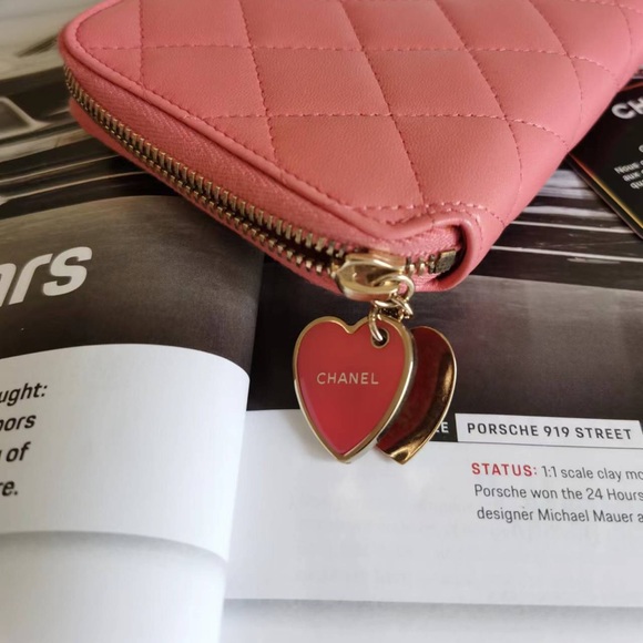 Chanel Limited Zipper wallet valentine pink - Picture 7 of 7